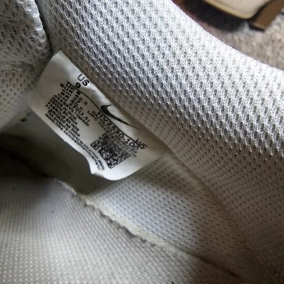 NIKE Court Vision Low Mens Trainers sz 9 - Picture 5 of 5